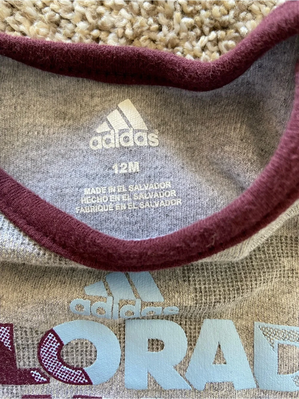 Colorado Rapids MLS onesie One piece 12 Month Baby Toddler